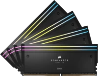 Купить оперативная память Corsair Dominator Titanium RGB DDR5 4x16Gb по цене от 17320 грн.