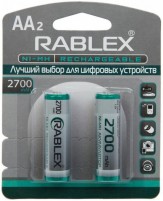 Купить аккумулятор / батарейка Rablex 2xAA 2700 mAh: цена от 352 грн.