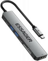 Купить картридер / USB-хаб Essager ES-TA07  по цене от 769 грн.