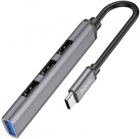 Купить картридер / USB-хаб Hoco HB26 Type-C: цена от 173 грн.