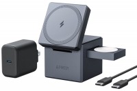 Купить зарядное устройство ANKER 3-in-1 Cube with MagSafe  по цене от 7349 грн.