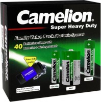Купить аккумулятор / батарейка Camelion Super Heavy Duty 24xAA + 12xAAA + 4xC: цена от 399 грн.