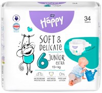 Купить подгузники Bella Baby Happy Soft & Delicate Junior Extra 6 по цене от 448 грн.