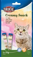 Купить корм для кошек Trixie Creamy Snacks Chicken 5 pcs: цена от 65 грн.
