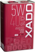 Купить моторное масло XADO Atomic Oil 5W-40 SL/CF Red Boost 4L  по цене от 1450 грн.