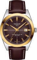 Купить наручные часы TISSOT Gentleman Powermatic 80 Silicium Solid 18k Gold Bezel T927.407.46.291.01: цена от 72090 грн.