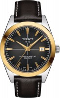 Купить наручний годинник TISSOT Gentleman Powermatic 80 Silicium Solid 18k Gold Bezel T927.407.46.061.01: цена от 72090 грн.