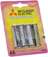 Купить аккумулятор / батарейка Mitsubishi Super Heavy Duty 4xAA: цена от 81 грн.