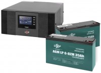 Купить ИБП Logicpower LPM-PSW-1500VA 12V + 2 x LP 6-DZM-35: цена от 13471 грн.