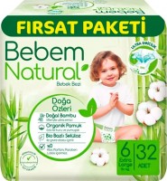Купить подгузники Bebem Natural 6 (/ 32 pcs) по цене от 345 грн.