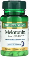 Купить аминокислоты Natures Bounty Melatonin 1 mg (180 tab) по цене от 347 грн.