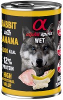 Купить корм для собак Alpha Spirit Wet Rabbit/Banana 400 g: цена от 149 грн.
