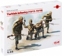 Купить сборная модель ICM Turkish Infantry (1915-1918) (1:35)  по цене от 409 грн.