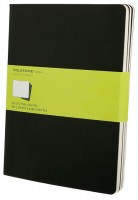 Купить блокнот Moleskine Set of 3 Plain Cahier Journals XLarge Black  по цене от 875 грн.