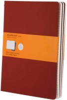 Купить блокнот Moleskine Set of 3 Squared Cahier Journals XLarge Red  по цене от 525 грн.