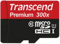 Купить карта памяти Transcend Premium 300X microSD UHS-I (Premium 300X microSDHC UHS-I 8Gb) по цене от 250 грн.