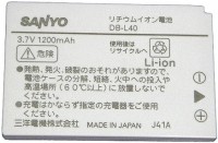 Купить аккумулятор для камеры Sanyo DB-L40: цена от 479 грн.