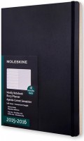 Купити щоденник Moleskine 18 months Weekly Planner Soft Large Black  за ціною від 1360 грн.