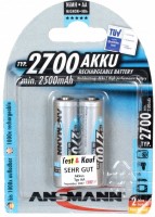 Купить аккумулятор / батарейка Ansmann 2xAA 2700 mAh  по цене от 267 грн.