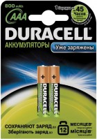 Купить аккумулятор / батарейка Duracell 2xAAA 800 mAh  по цене от 288 грн.