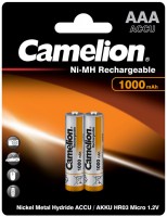 Купить аккумулятор / батарейка Camelion 2xAAA 1000 mAh  по цене от 210 грн.
