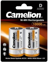 Купить аккумулятор / батарейка Camelion 2xD 10000 mAh  по цене от 1146 грн.