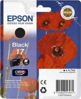 Купить картридж Epson 17BK C13T17014A10  по цене от 451 грн.