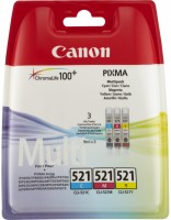Купить картридж Canon CLI-521CMY 2934B010  по цене от 1597 грн.