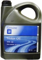 Купить моторное масло GM Motor Oil 10W-40 5L: цена от 828 грн.