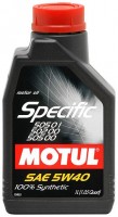 Купить моторное масло Motul Specific 505.01-502.00-505.00 5W-40 1L  по цене от 429 грн.