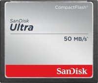 Купити карта пам'яті SanDisk Ultra 50MB/s CompactFlash (16Gb) за ціною від 260 грн.