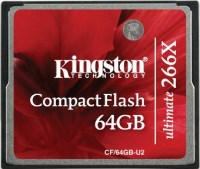 Купить карта памяти Kingston CompactFlash Ultimate 266x (64Gb) по цене от 489 грн.