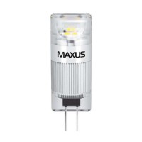 Купить лампочка Maxus 1-LED-339-T G4 1W 3000K 12V AC/DC CR  по цене от 59 грн.
