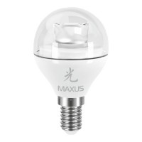 Купить лампочка Maxus Sakura 1-LED-430 G45 4W 5000K E14 AP  по цене от 46 грн.