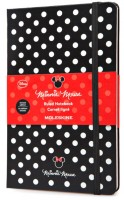 Купить блокнот Moleskine Minnie Mouse Ruled Notebook Black  по цене от 740 грн.