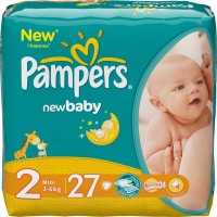 Купить подгузники Pampers New Baby 2 (/ 27 pcs) по цене от 147 грн.