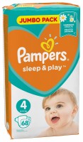 Купить подгузники Pampers Sleep and Play 4 (/ 68 pcs) по цене от 509 грн.