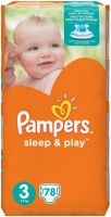 Купить подгузники Pampers Sleep and Play 3 (/ 78 pcs) по цене от 509 грн.