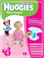 Купить подгузники Huggies Ultra Comfort Girl 4 (/ 19 pcs) по цене от 140 грн.