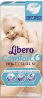 Купить подгузники Libero Comfort 6 (/ 66 pcs)