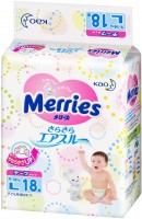 Купить подгузники Merries Diapers L (/ 18 pcs) по цене от 288 грн.