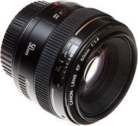 Купить объектив Canon 50mm f/1.4 EF USM: цена от 10100 грн.