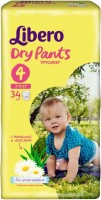 Купить подгузники Libero Dry Pants 4 (/ 34 pcs) по цене от 283 грн.