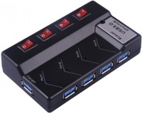 Купить картридер / USB-хаб Viewcon VE324  по цене от 828 грн.