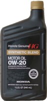 Купити моторне мастило Honda Synthetic Blend 0W-20 1L  за ціною від 504 грн.