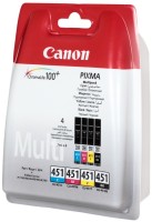 Купить картридж Canon CLI-451CMYB 6524B004  по цене от 1776 грн.