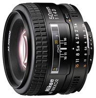 Купить объектив Nikon 50mm f/1.4D AF Nikkor  по цене от 9308 грн.