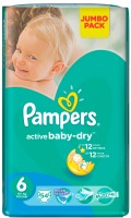 Купить подгузники Pampers Active Baby-Dry 6 (/ 54 pcs) по цене от 1203 грн.