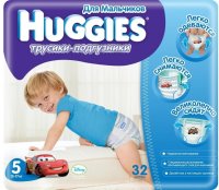 Купить подгузники Huggies Pants Boy 5 (/ 32 pcs) по цене от 299 грн.