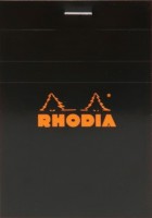 Купить блокнот Rhodia Ruled Pad №11 Black 